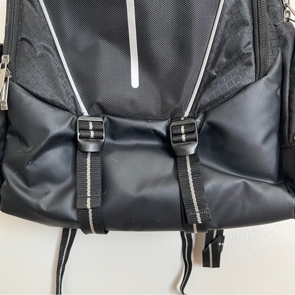 Rival 17.3 Inch Laptop Backpack with Hardshell Side Pockets, Black - Picture 15 of 17